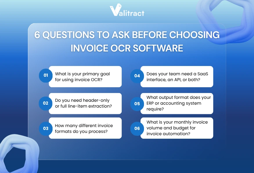 Questions to Ask Before Choosing Invoice OCR Software_Valitract