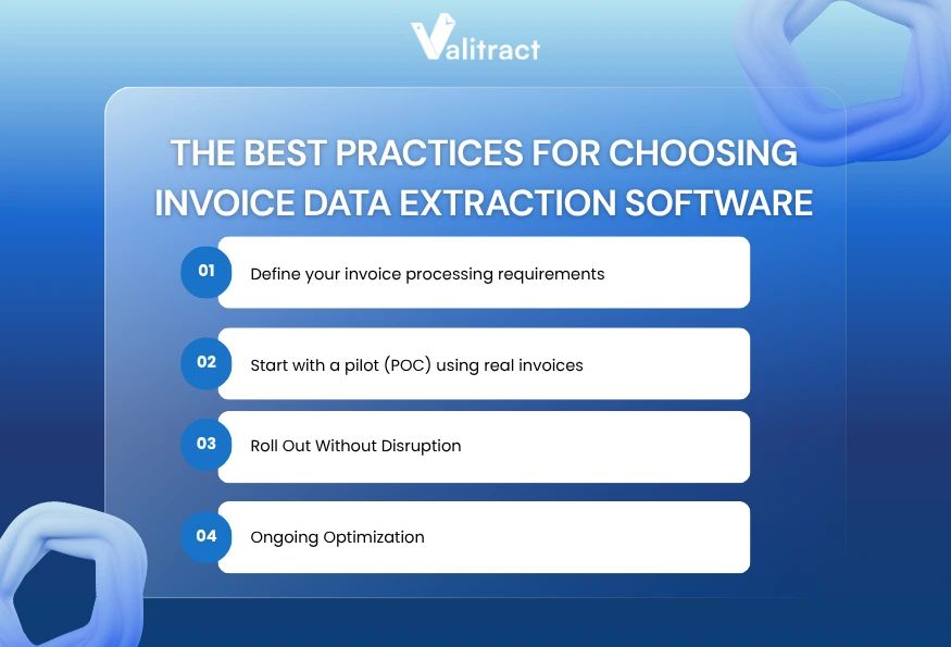 The Best Practices for Choosing Invoice Data Extraction Software_Valitract