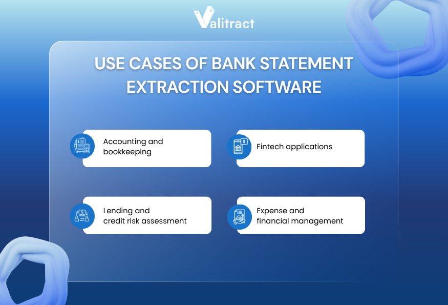Use Cases of Bank Statement Extraction Software