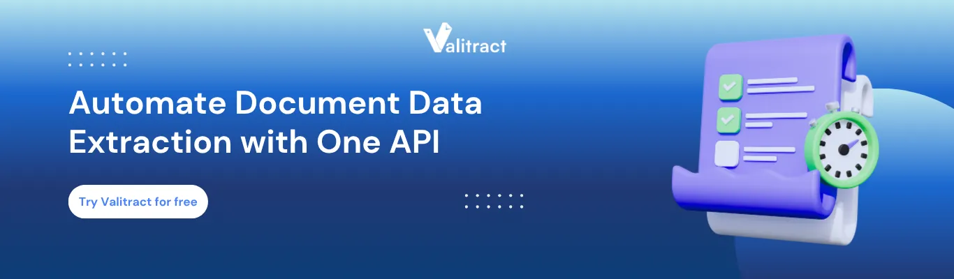 Automate Document Data Extraction with One API_Valitract