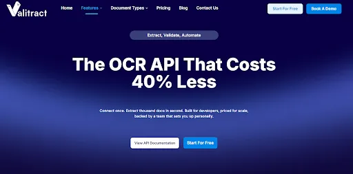 The Best OCR API_Valitarct
