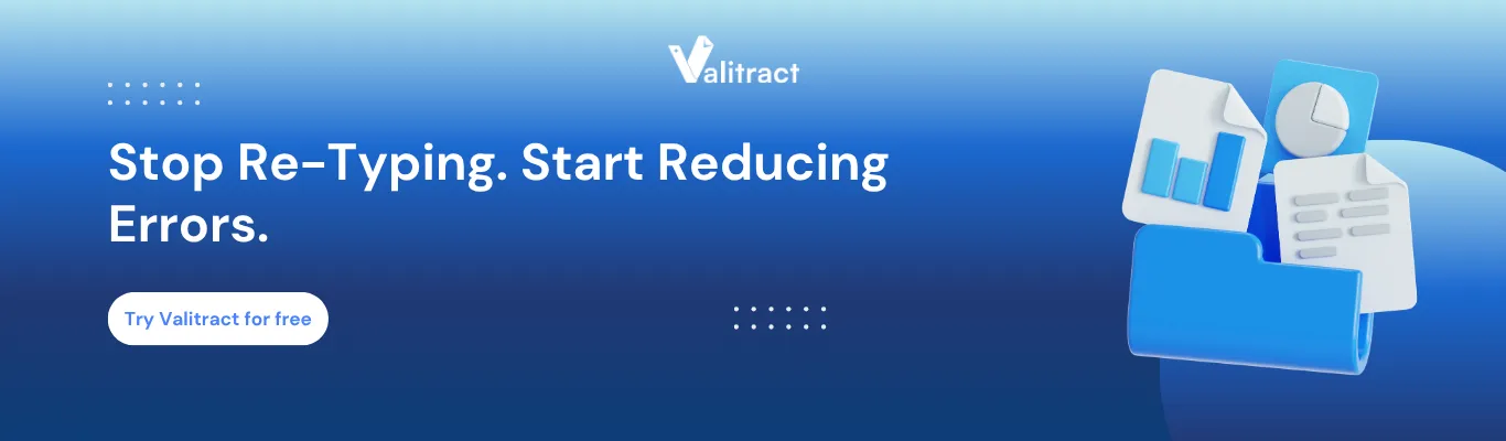 Stop Re-Typing. Start Reducing Errors.