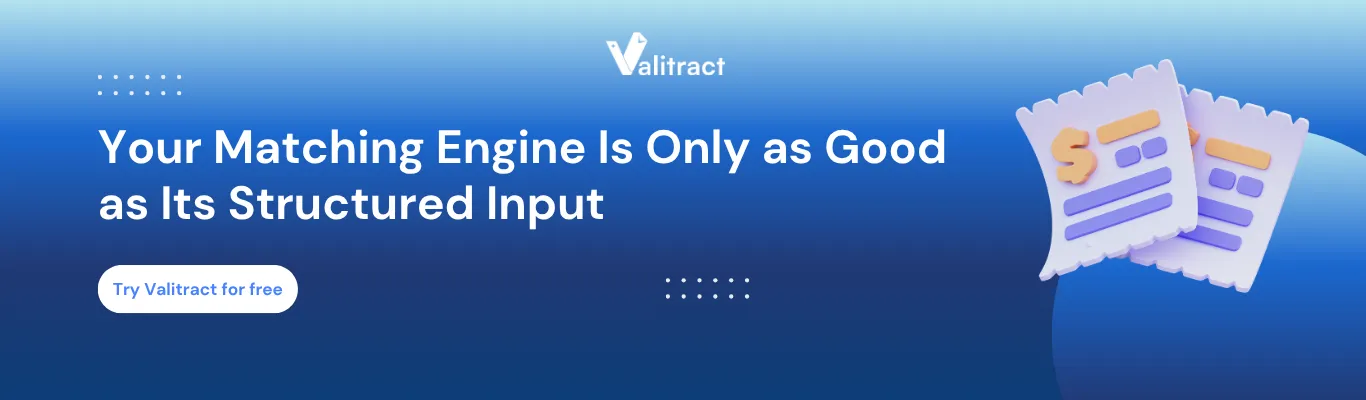 Your Matching Engine Is Only as Good as Its Structured Input