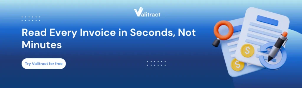 Valitract reads invoices in seconds instead of minutes